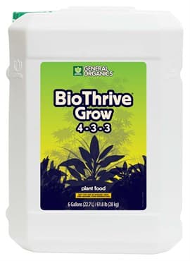 General Organics 6gal BioThrive Grow (48/PL)