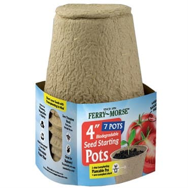Ferry Morse 7pk 4" Round Fiber Pots