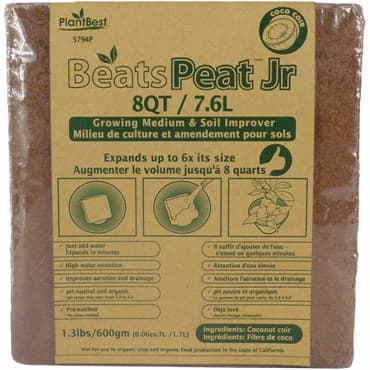 PlantBest 8 Qt/8.8 L Compressed Coconut Coir Growing Mix