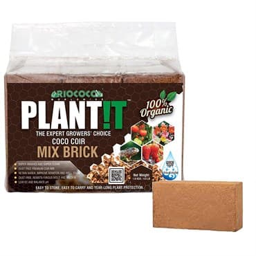 Riococo 3pc 1.8kg/3.97# Plant!t Coco Coir Mix Bricks