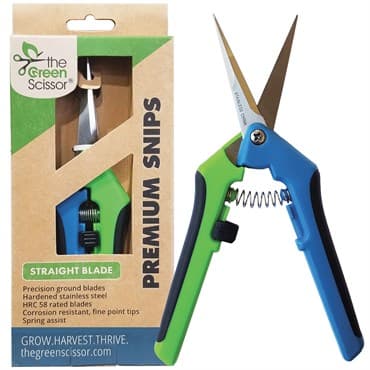 Green Scissor Premium Snips - Straight