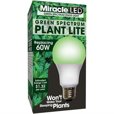 Miracle LED Green Spectrum LED Grow Room Bulb A19 11W Plant Dark Cycle Work Light