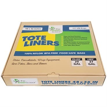 Green Scissor 48"x36" Tote Liners - 25/Pack